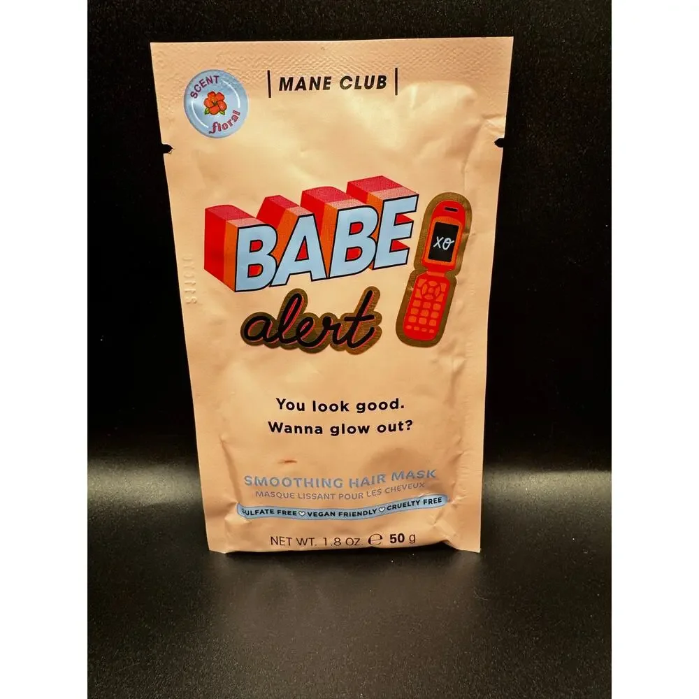 5/$25 NWT Mane Club Babe Alert Smoothing Hair Mask